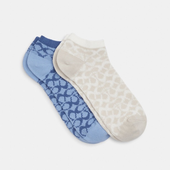 Coach Accessories - NWT Coach Outlet Signature Ankle Socks